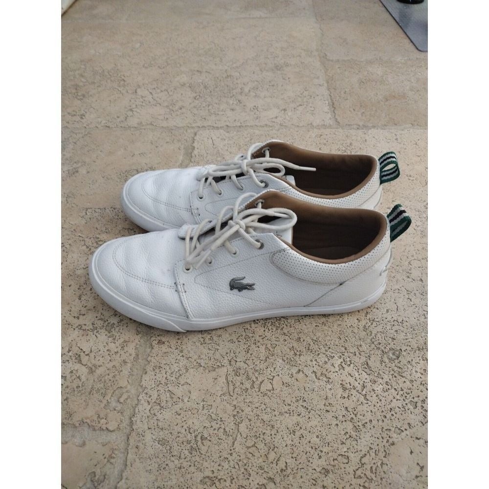 LACOSTE Men's Bayliss 119 Sneakers‎ Size 8 White - Picture 6 of 9